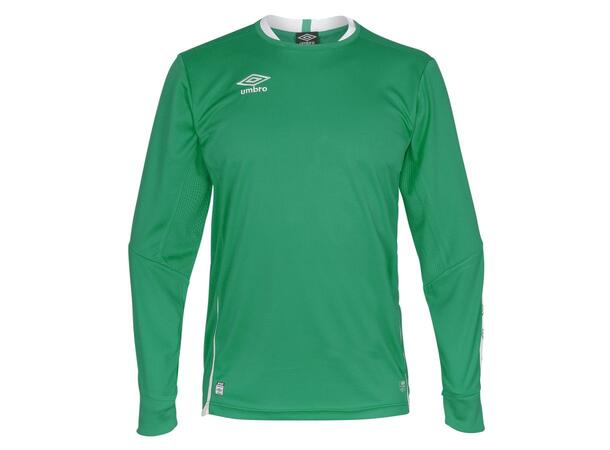 UMBRO UX Elite LS Jsy Jr Grön/Vit 140 Matchtröja lång ärm 