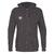 UMBRO Basic Hood Jacket Jr Svart 140 Luvtröja med dragkedja junior 