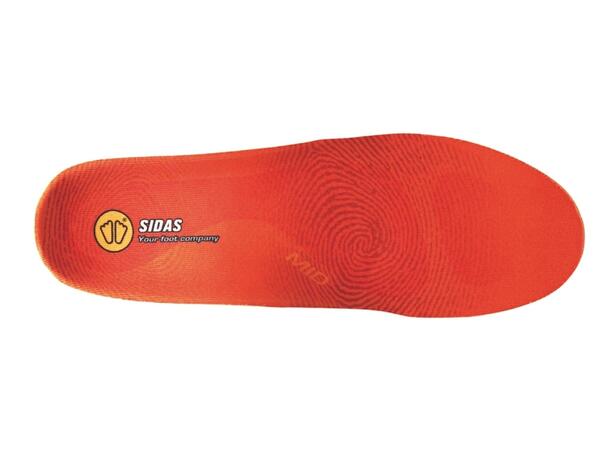 SIDAS 3FEET WINTER MID Orange XS Formade iläggssulor medelhögt fotvalv 