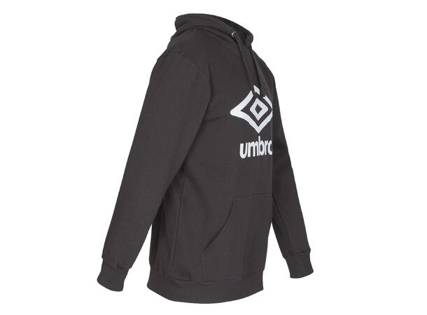UMBRO Basic Logo Hood Jr Svart 152 Luvtröja med stor logo junior 