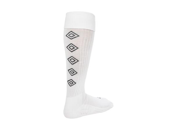 UMBRO UX Elite Fotb.Str Vit/Svart 40-44 Fotbollstrumpa elit 