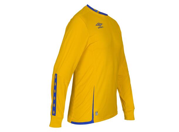 UMBRO UX Elite LS Jsy Gul/Blå M Matchtröja lång ärm 