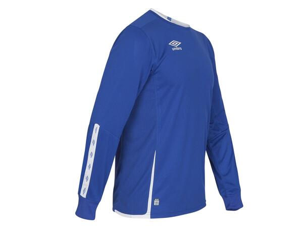 UMBRO UX Elite LS Jsy Jr Blå/Vit 152 Matchtröja lång ärm 