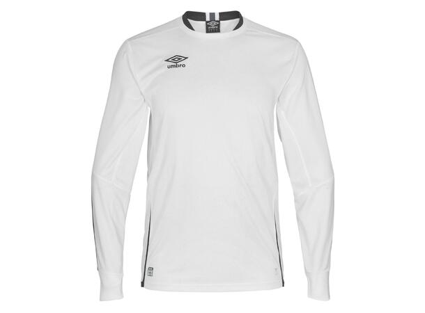UMBRO UX Elite LS Jsy Vit/Svart S Matchtröja lång ärm 