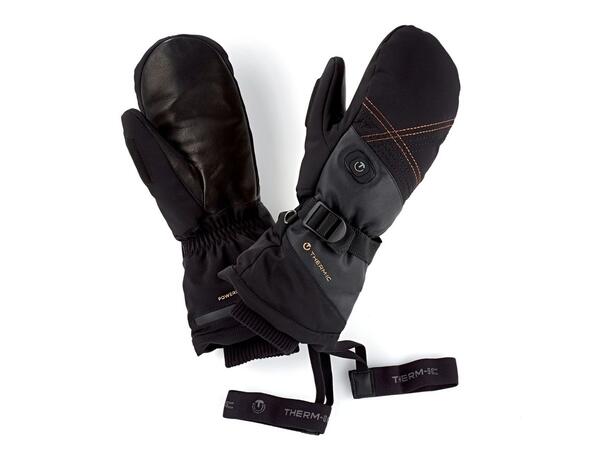 THERM-IC ULTRA HEAT MITTEN WMN Svart M Tumvantar med batteri & laddkabel, dam 