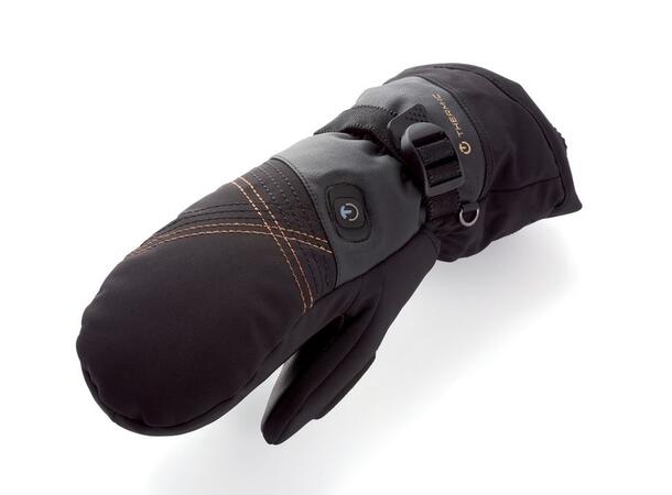 THERM-IC ULTRA HEAT MITTEN WMN Svart M Tumvantar med batteri & laddkabel, dam 