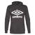 UMBRO Basic Logo Hood Svart S Luvtröja med stor logo 