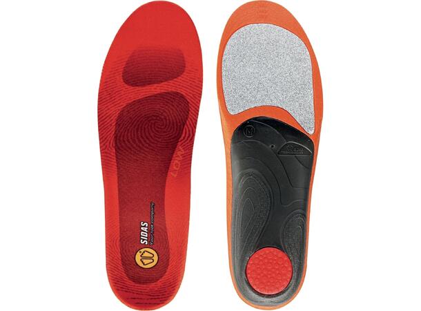 SIDAS 3FEET WINTER LOW Orange S Formade iläggssulor lågt fotvalv 