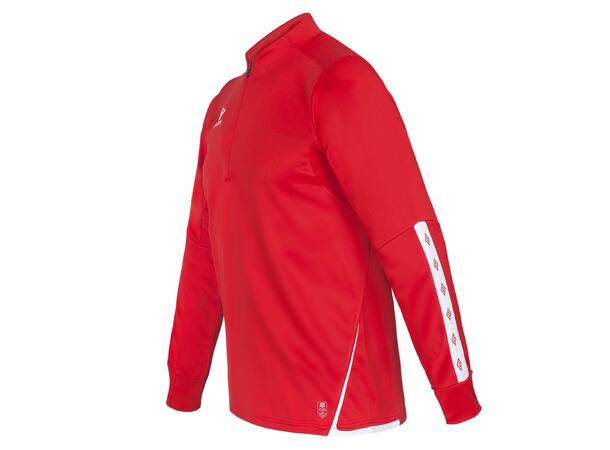 UMBRO UX Elite Half Zip Jr Röd/Vit 140 Träningströja med krage junior 