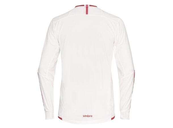 UMBRO UX Elite LS Jsy Vit/Röd L Matchtröja lång ärm 