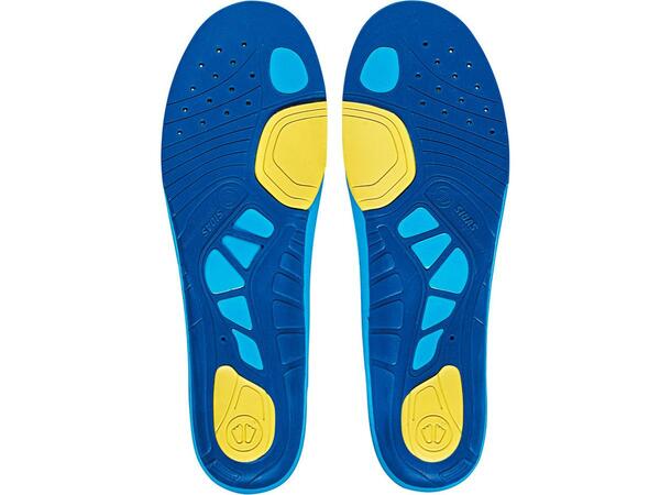 SIDAS 3D PLAY Blå/Gul M Formade iläggssulor inomhussport 