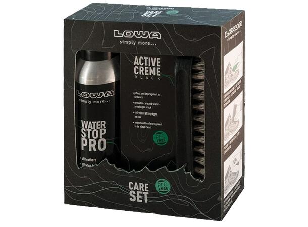 LOWA CARE SET - Black Edition Skovårdskit 