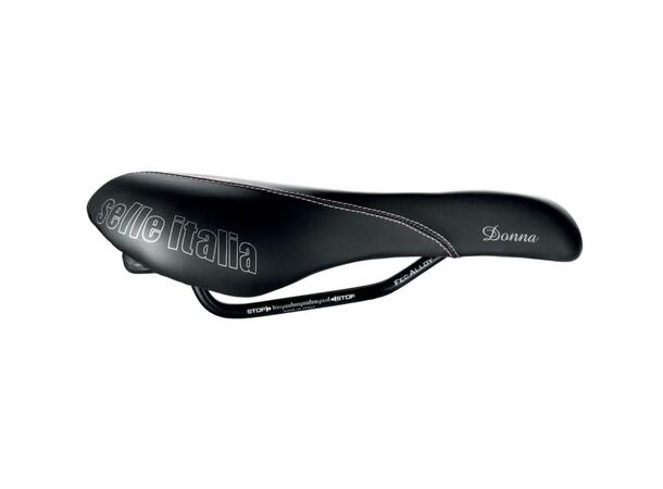 SELLE DONNA FLOW Svart L Cykelsadel landsväg dam 