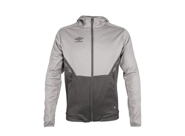 UMBRO Core Tech Hood Zip Jr Gråmel. 140 Luvtröja med hel dragkedja junior 
