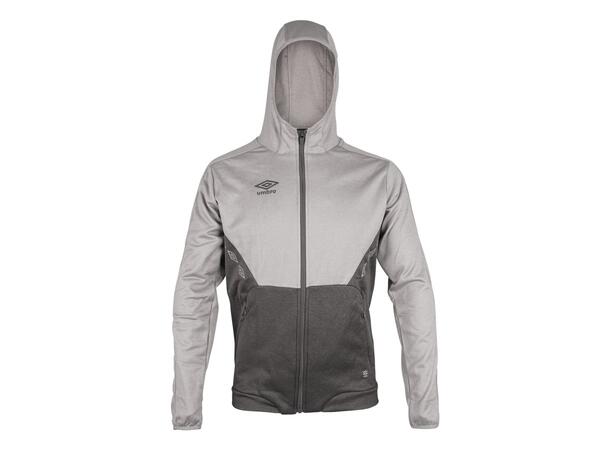 UMBRO Core Tech Hood Zip Jr Gråmel. 140 Luvtröja med hel dragkedja junior 