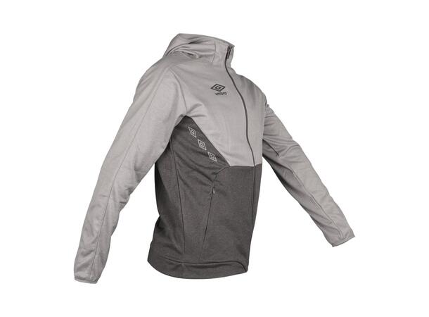 UMBRO Core Tech Hood Zip Jr Gråmel. 140 Luvtröja med hel dragkedja junior 