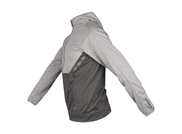 UMBRO Core Tech Hood Zip Jr Gråmel. 140 Luvtröja med hel dragkedja junior 