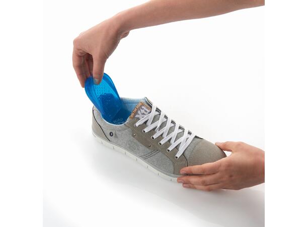 SIDAS GEL HEEL CUPS Blå L/XL Dämpande hälinlägg i gel (1 par) 
