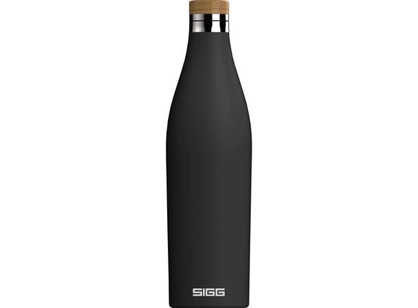 SIGG MERIDIAN Svart 0,7L Flaska i rostfritt stål 