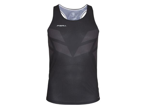 FIBRA Xtrm Singlet Svart S Linne herr 