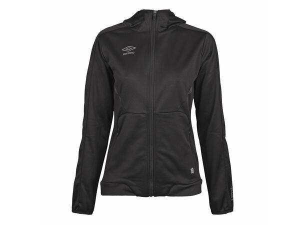 UMBRO Core Tech Hood Zip W Svart 42 Luvtröja med hel dragkedja dam 