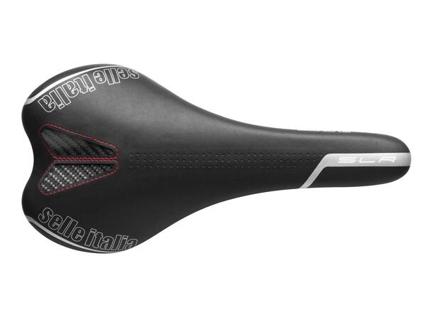 SELLE SLR KIT CARBONIO Svart S1 Selle Italia sadel landsväg 
