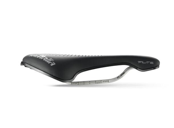 SELLE MAX FLITE BOOST TI316 GEL Svart L3 Selle Italia sadel landsväg och E-Mtb 