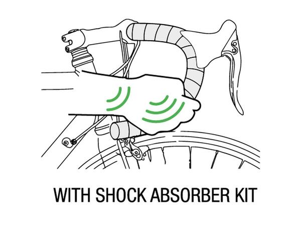 SELLE SHOCK ABSORBER KIT Svart Original tillbehör linda+pads 